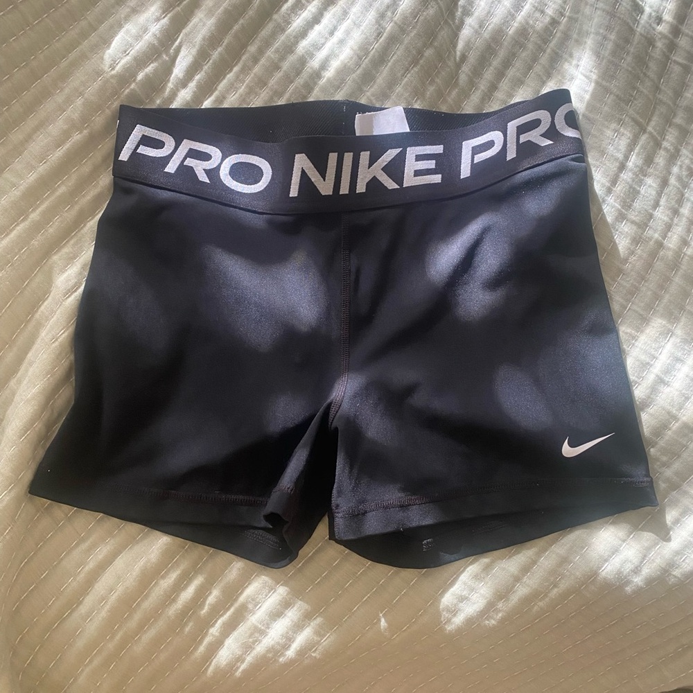 Nike Black Athletic Shorts with Compression Fit